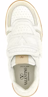 White Leather Athletic Sneakers 4