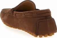 Brown Calfskin Slip-On Loafers 3
