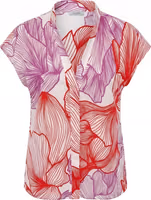 Red Cotton Women Shirt 1