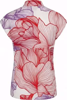 Red Cotton Women Shirt 3