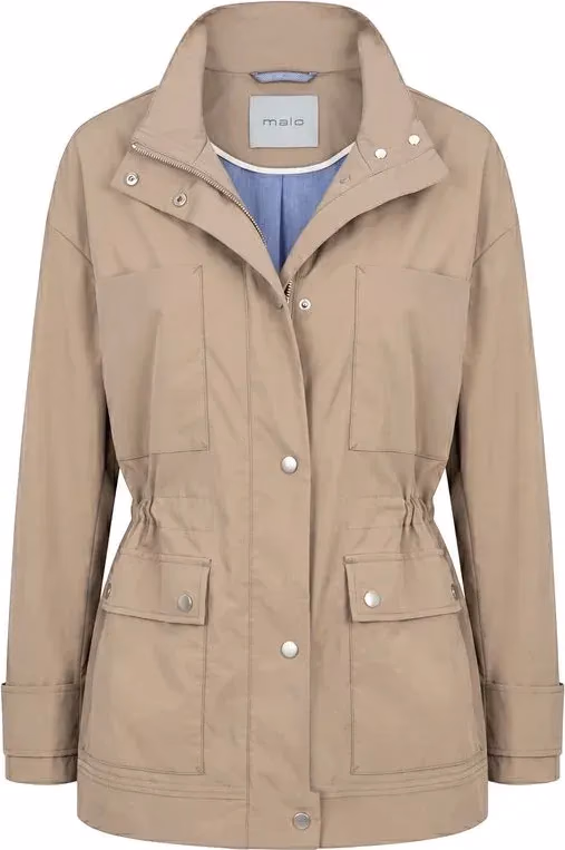 Brown Cotton Women Jacket