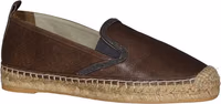 Brown Leather Espadrilles 2