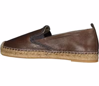 Brown Leather Espadrilles 3