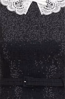 Black Polyester Casual Dress 3