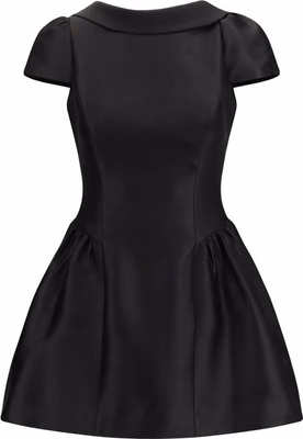 Black Polyester Casual Dress