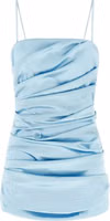Blue Acetate Short Dress 1