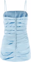 Blue Acetate Short Dress 2