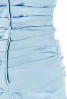 Blue Acetate Short Dress 4