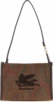 Multicolor Cotton Clutch Bag