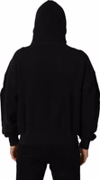 Black Cotton Milano1984 Print Hoodie Sweater 5