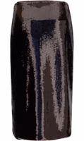 Blue Silk Midi Skirt 2