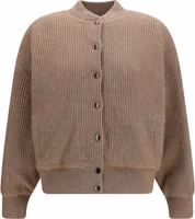 Beige Cashmere Bomber 1
