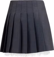 Gray Polyamide Mini Skirt 2