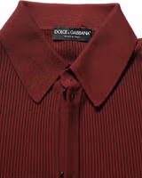 Burgundy Wool Button Down Cardigan Sweater 1