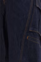 Blue Cotton Cargo Pants 3