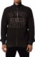 Brown Logo Print Full Zip Sweatshirt Sweater 1