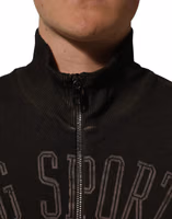 Brown Logo Print Full Zip Sweatshirt Sweater 4