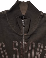 Brown Logo Print Full Zip Sweatshirt Sweater 5