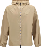 Beige Nylon Shell Jacket 1