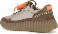 Bicolor Polyurethane Athletic Sneakers 3
