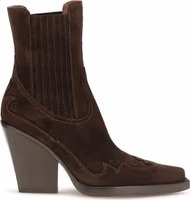 Brown Calf Leather Bos Taurus Ankle Boots 1