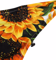 Yellow Nylon Sunflower Bikini Bottom Swimwear 3