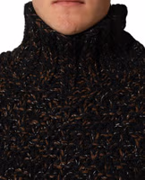 Brown Wool Knit Turtleneck Pullover Sweater 1