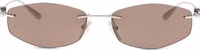 Silver Metal Sunglasses 1