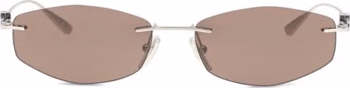 Silver Metal Sunglasses