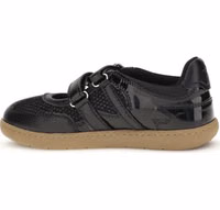 Black Polyester Ballet Flats 3