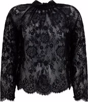 Black Polyamide Blouse 1