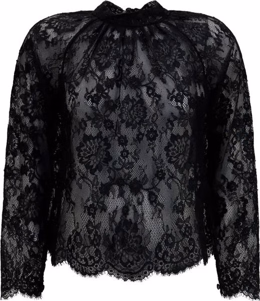 Black Polyamide Blouse