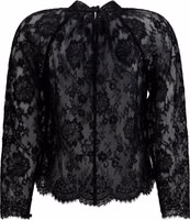 Black Polyamide Blouse 2