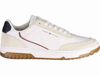 White Polyurethane Men's Sneaker 1