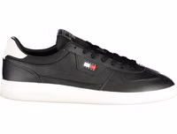Black Polyurethane Men's Sneaker 1