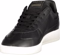 Black Polyurethane Men's Sneaker 3