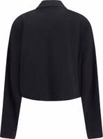 Black Wool Oves Aries Full-Length Jacket 2
