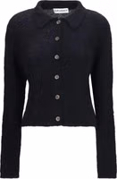 Black Alpaca Vicugna Pacos Cardigan 1