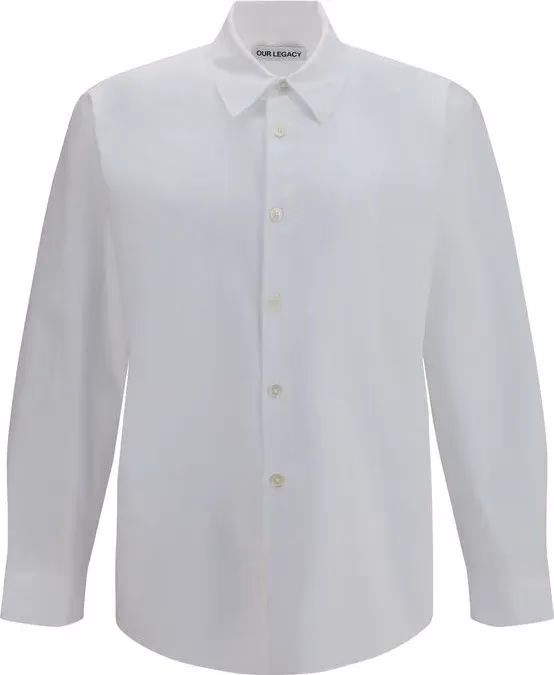White Tencel Dress Shirt