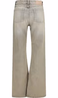 Gray Cotton Straight-Leg Jeans 2