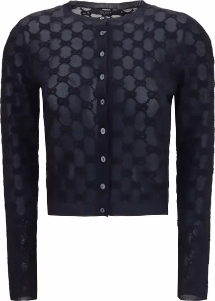 Black Viscose Cardigan