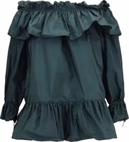 Bicolor Polyamide Casual Dress 1