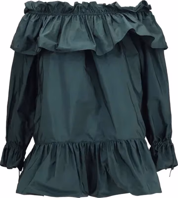 Bicolor Polyamide Casual Dress