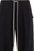 Black Viscose Casual Pants 3