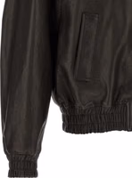 Black Calfskin Leather Jacket 4