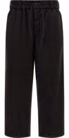 Black Recycled Polyester Joggers (Workout Pants) 1