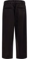 Black Recycled Polyester Joggers (Workout Pants) 2