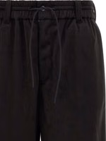 Black Recycled Polyester Joggers (Workout Pants) 3