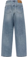 Blue Cotton Relaxed Fit Jeans 2