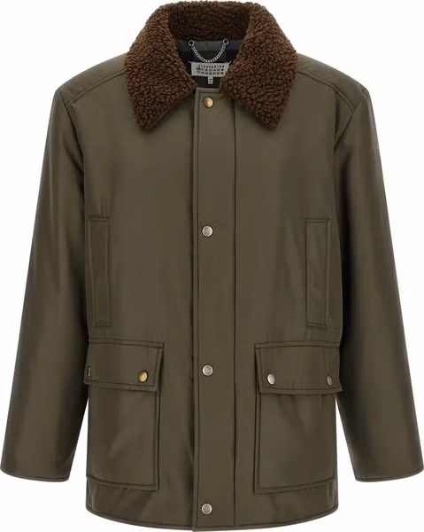 Bicolor Polyester Parka